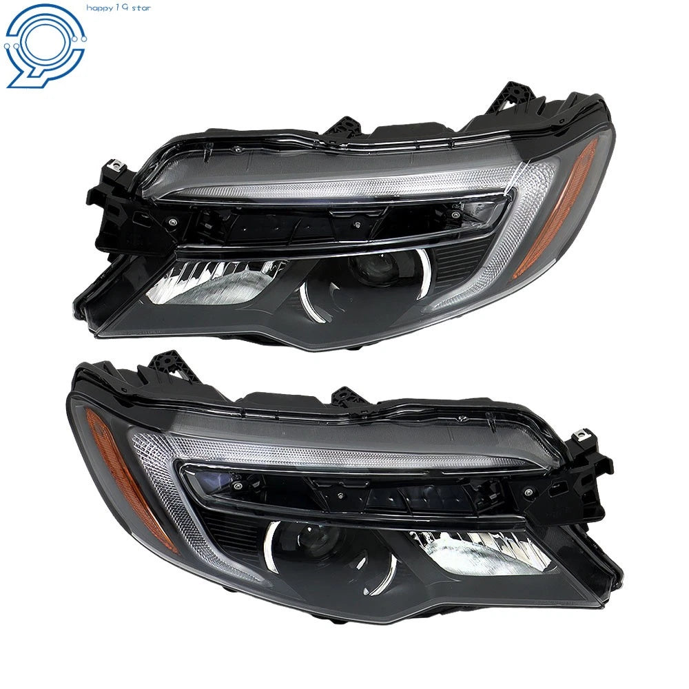 2X Black Projector Headlights for Honda Pilot (2016-2021) & Ridgeline (2017-2020)