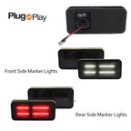 Set of 4 LED Side Marker Lights for Chevy GMC Truck (68–72)