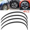 Set of 4 Carbon Fiber Style Wheel Arch Protector Trim for Cars