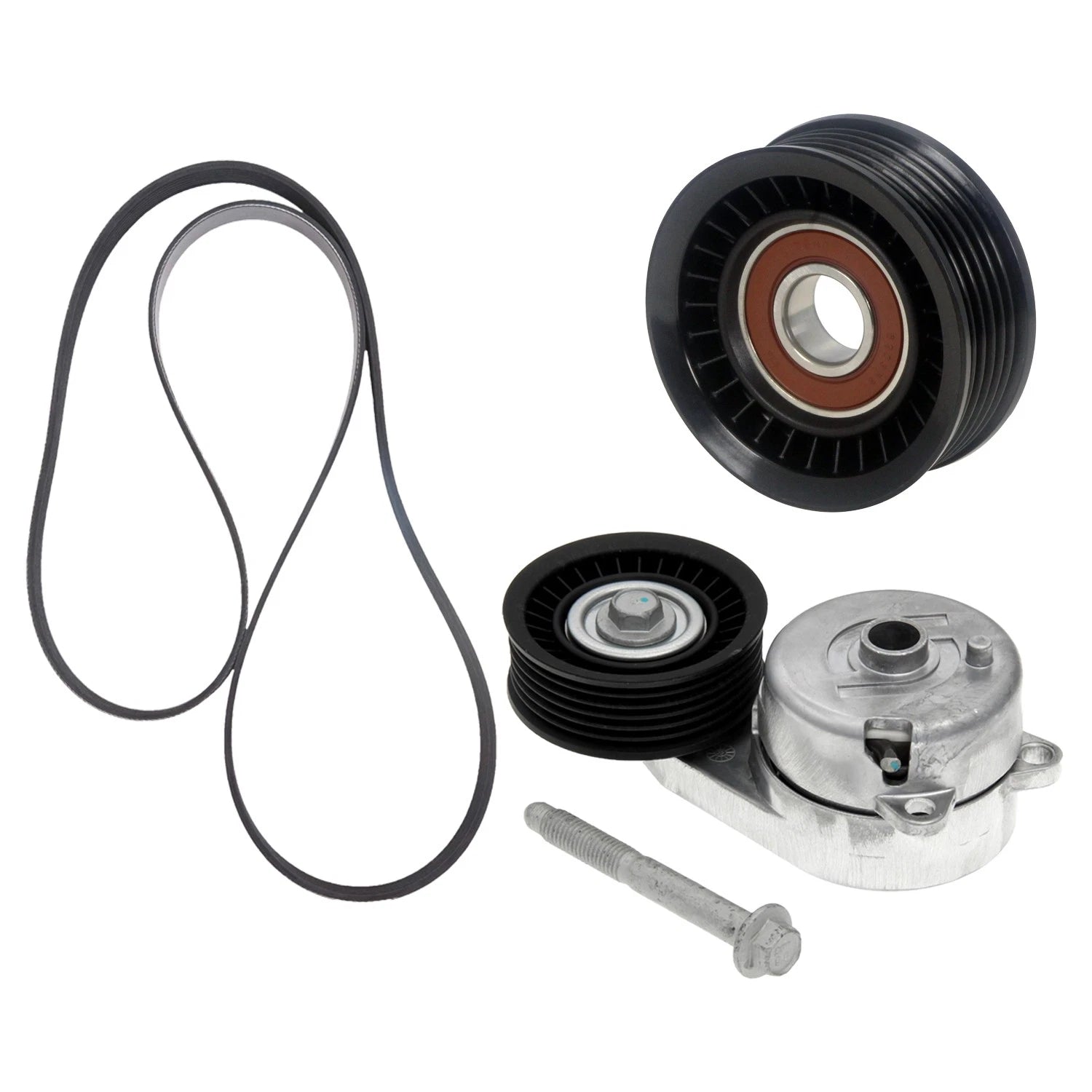 Drive Belt Idler Pulley Tensioner Kit for Chevrolet S10 4.3L V6 (2000)