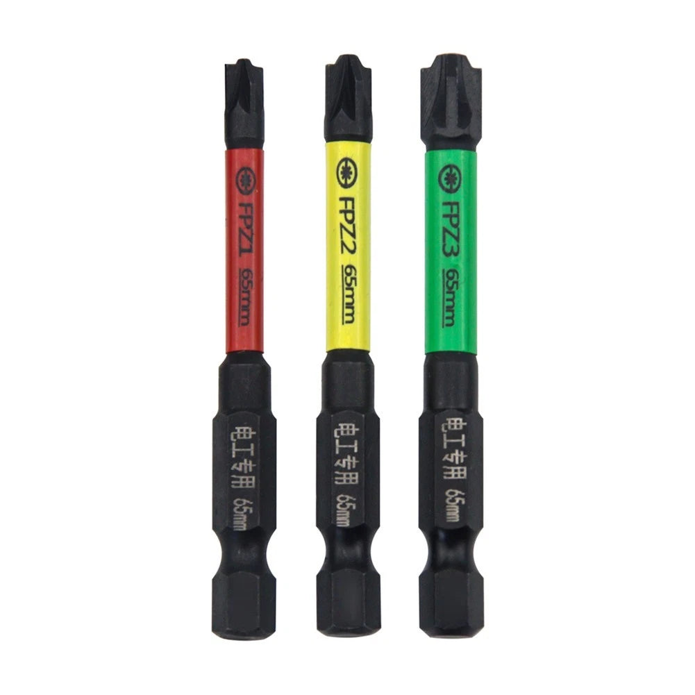 Magnetic Slotted Screwdriver Bit for Electrician FPZ1 FPZ2 FPZ3