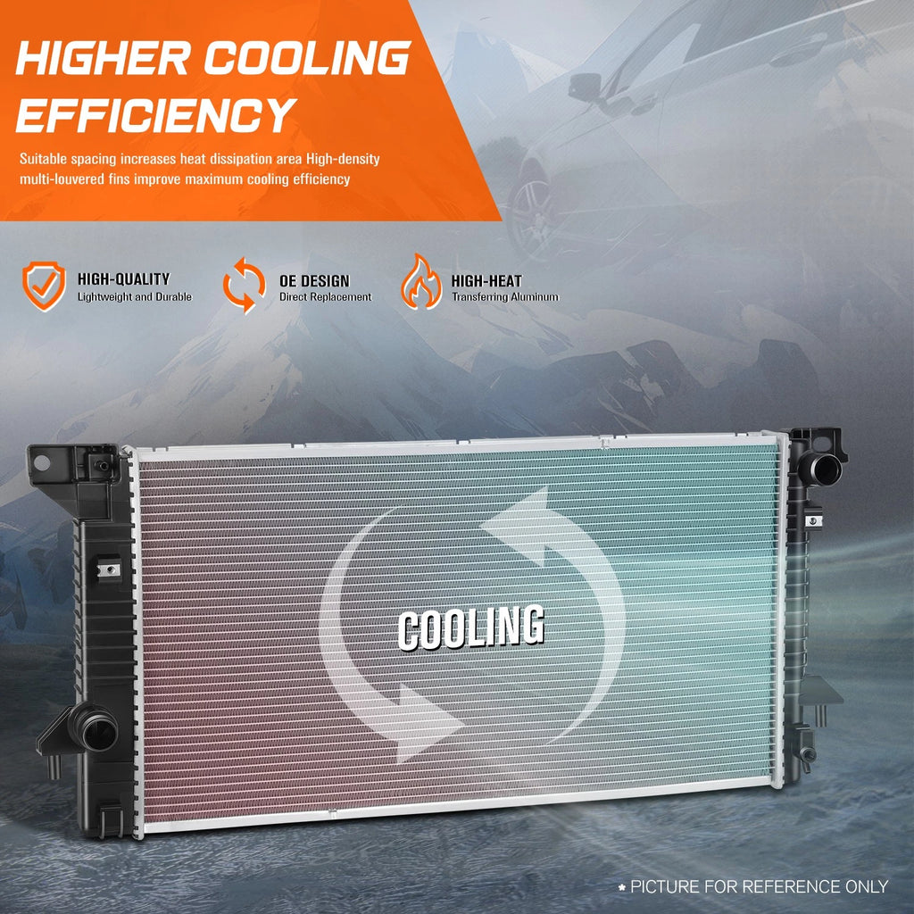 Aluminum Cooling Radiator for Ford Expedition F-150 Mark LT Navigator (2011–2017) DPI-13228