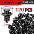 120pcs Push Type Retainer Clips for Honda