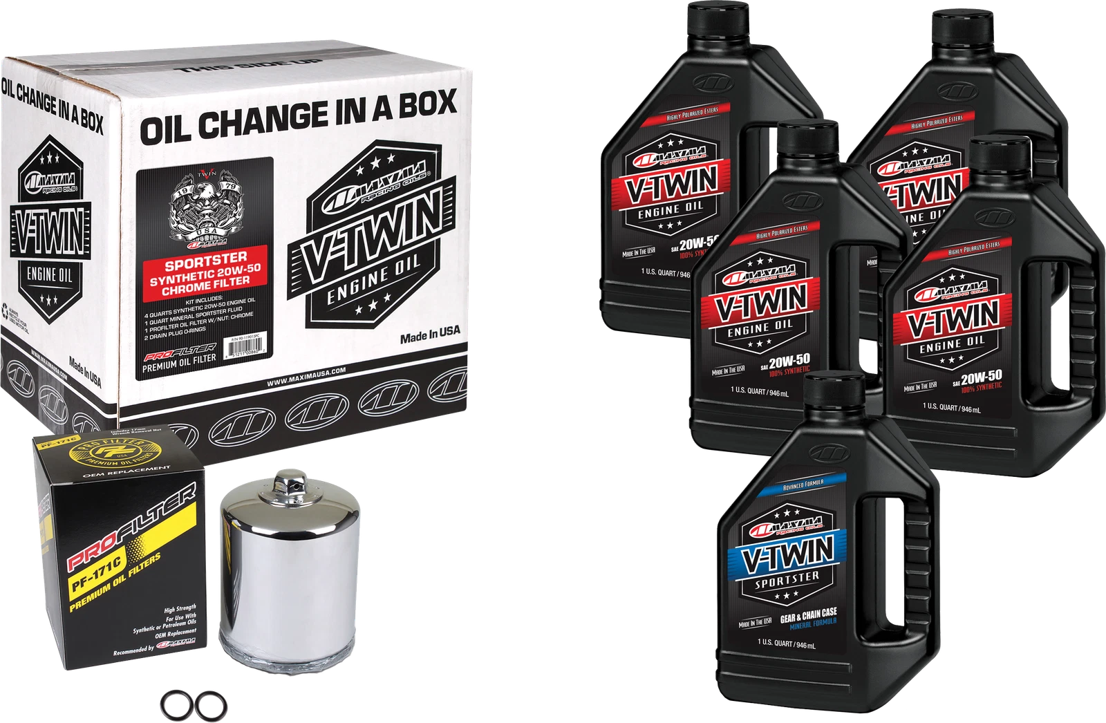 Oil Change Kit for Harley-Davidson Maxima V-Twin (2010–2023) Chrome