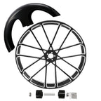 30" Front Wheel Rim Hub & Fender for Harley Touring Glide (2008–2023)