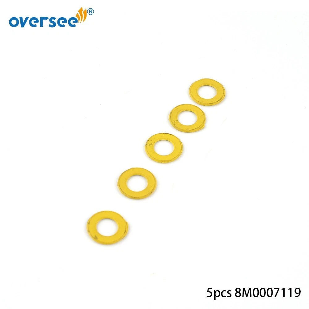 5Pcs Oil Drain Plug Seal Washer for Mercury Quicksilver 25-30HP (4T EFI)