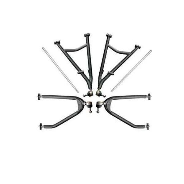 Set of 4 Long Travel A-Arms & Elka Stage 3 Front Shocks for LTZ400 (2003–2004)