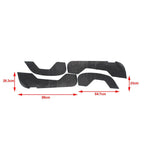 Set of 4 Door Anti Kick Pad Protection Covers for Nissan Altima (2019–2020)