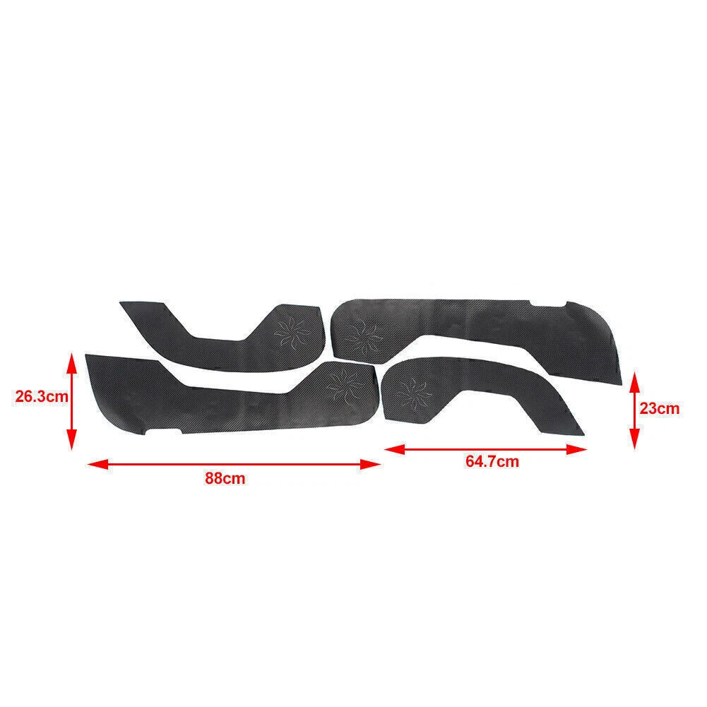 Set of 4 Door Anti Kick Pad Protection Covers for Nissan Altima (2019–2020)