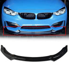 Front Bumper Spoiler Lip for BMW M3 M4 (2015-2020)