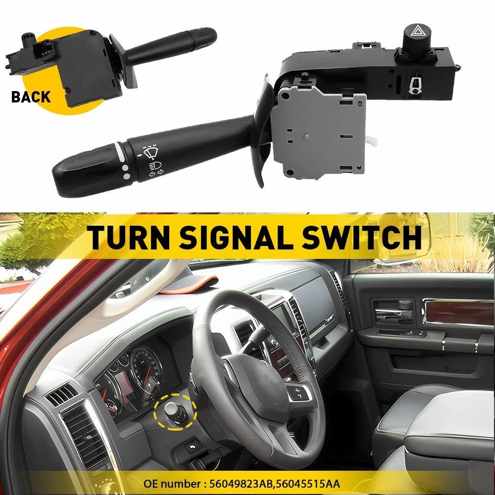 Turn Signal Wiper Switch Assembly for Dodge Ram 1500 2500 (2002–2008) 56049823AB