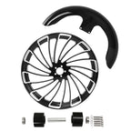 21" Front Fender Wheel Rim & Dual Disc Hub for Harley Road Glide (2008–2024)