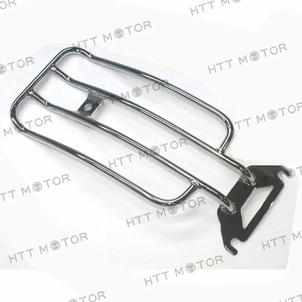Solo Seat Luggage Rear Fender Rack for Harley Road King Touring (1998–2006) (Chrome)