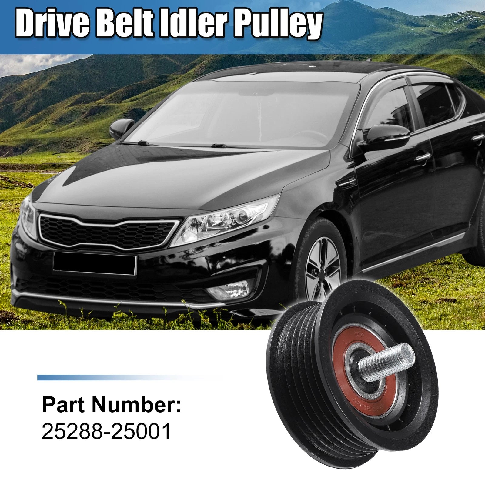 Upper Idler Pulley Tensioner No. 2528825001 for Kia Forte, Hyundai 