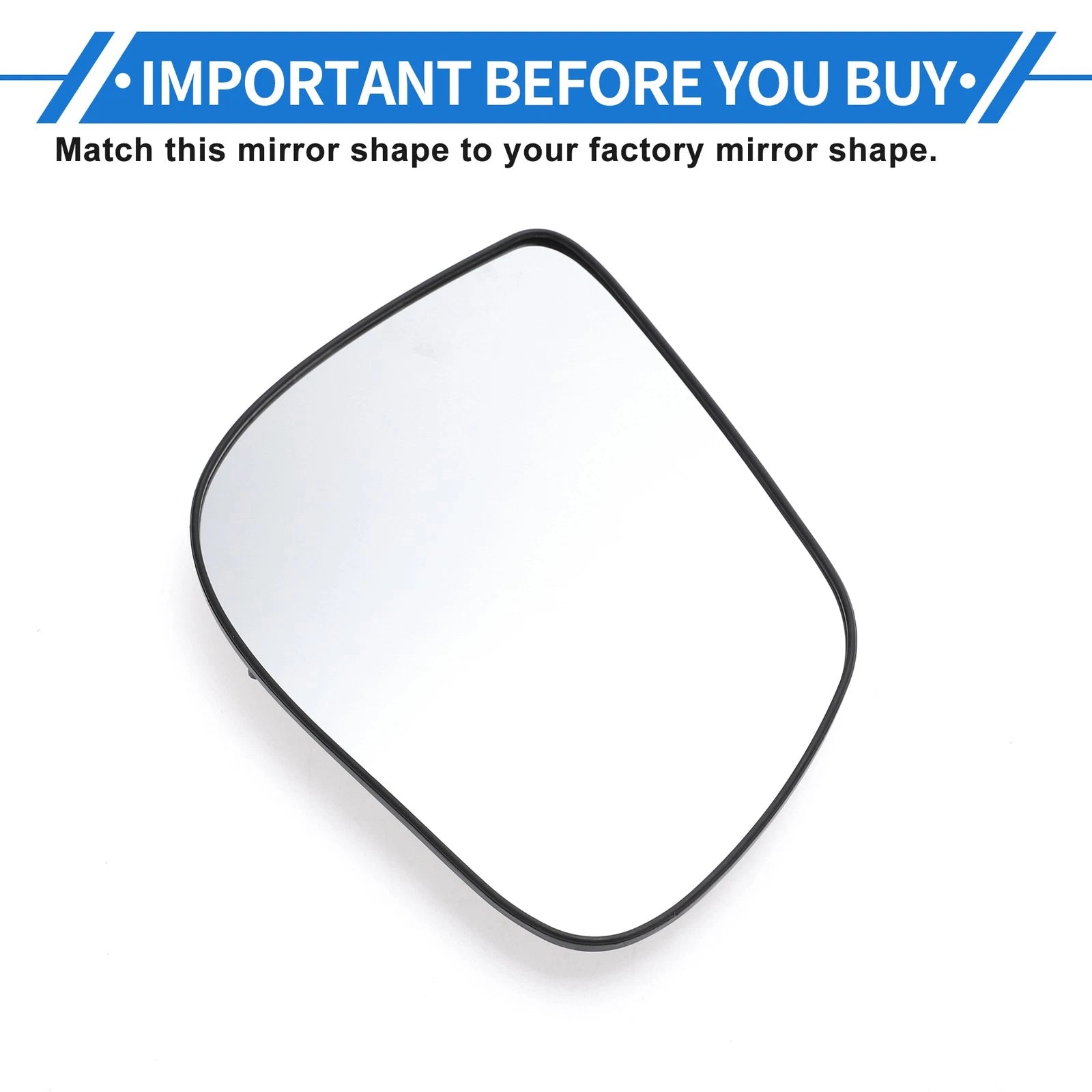 Right Driver Side Mirror Glass Replacement for Kia Picanto (2011–2023)
