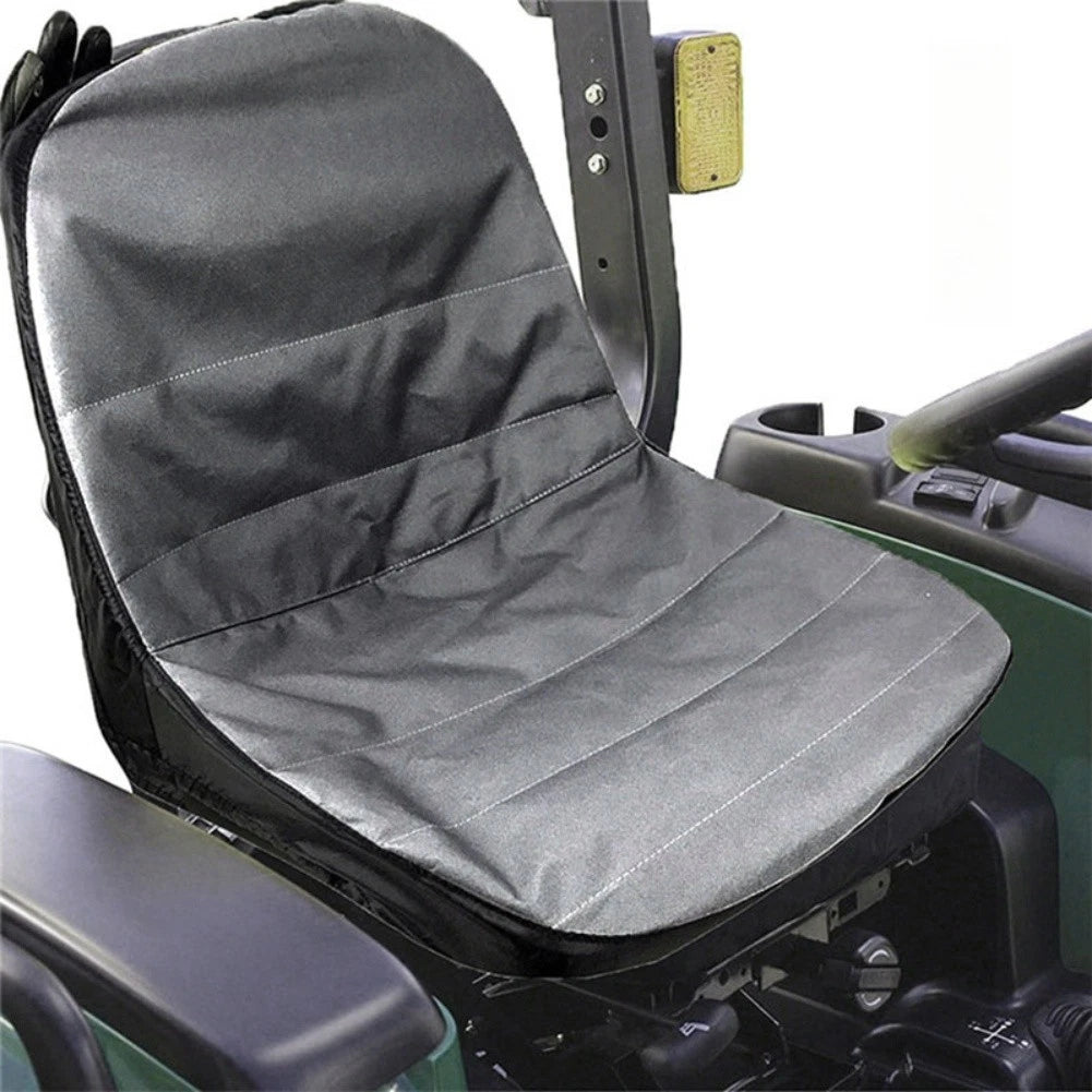 Lawn Mower Seat Cover with Pockets and Elastic Fit for Outdoor Use