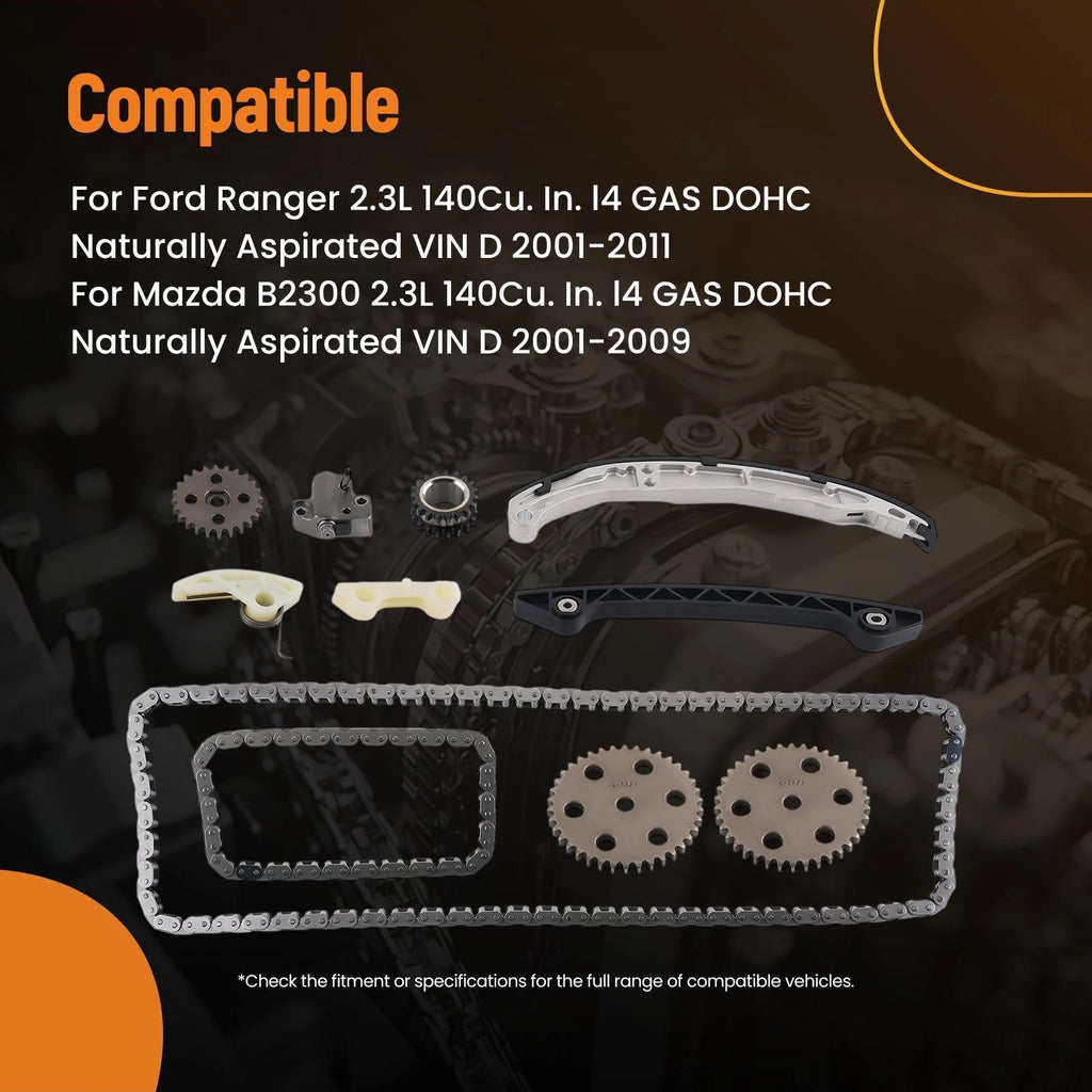 Engine Timing Chain for Mazda B2300 Ford Ranger 2.3L (2001–2011) 76155