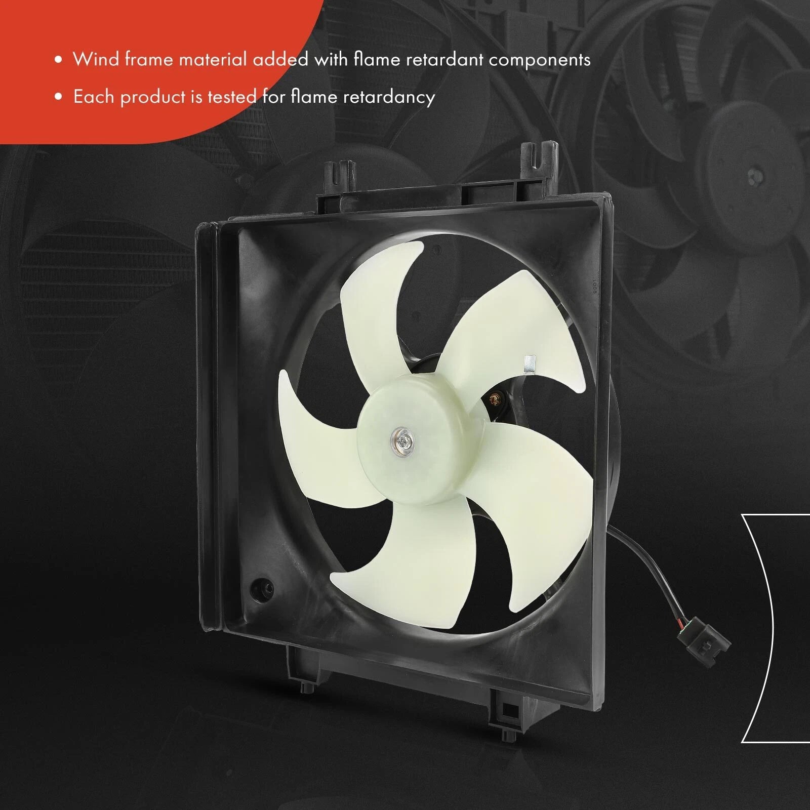 Cooling Fan Assembly with Shroud for Subaru Forester Impreza (2009–2013)