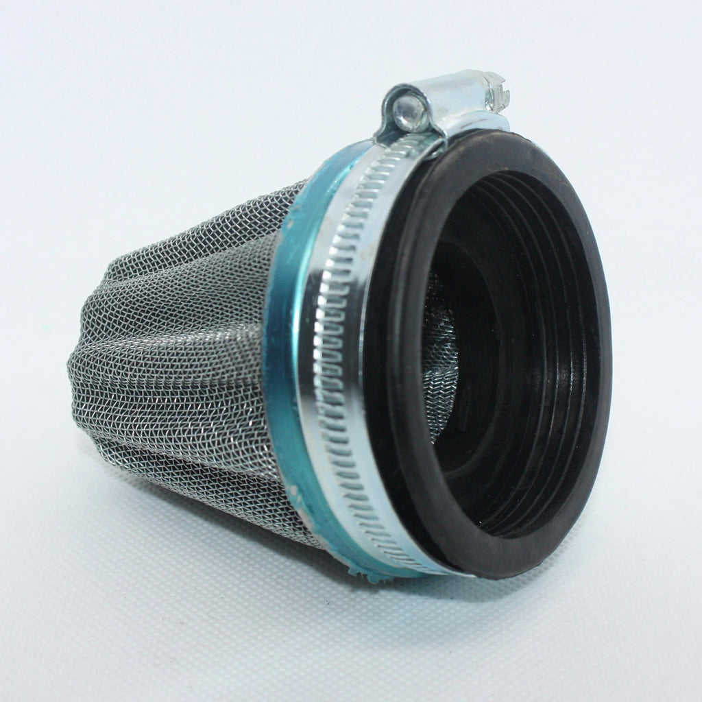 58mm Steel Chrome Pod Air Filter for PIT Trail Quad ATV Dune Buggy