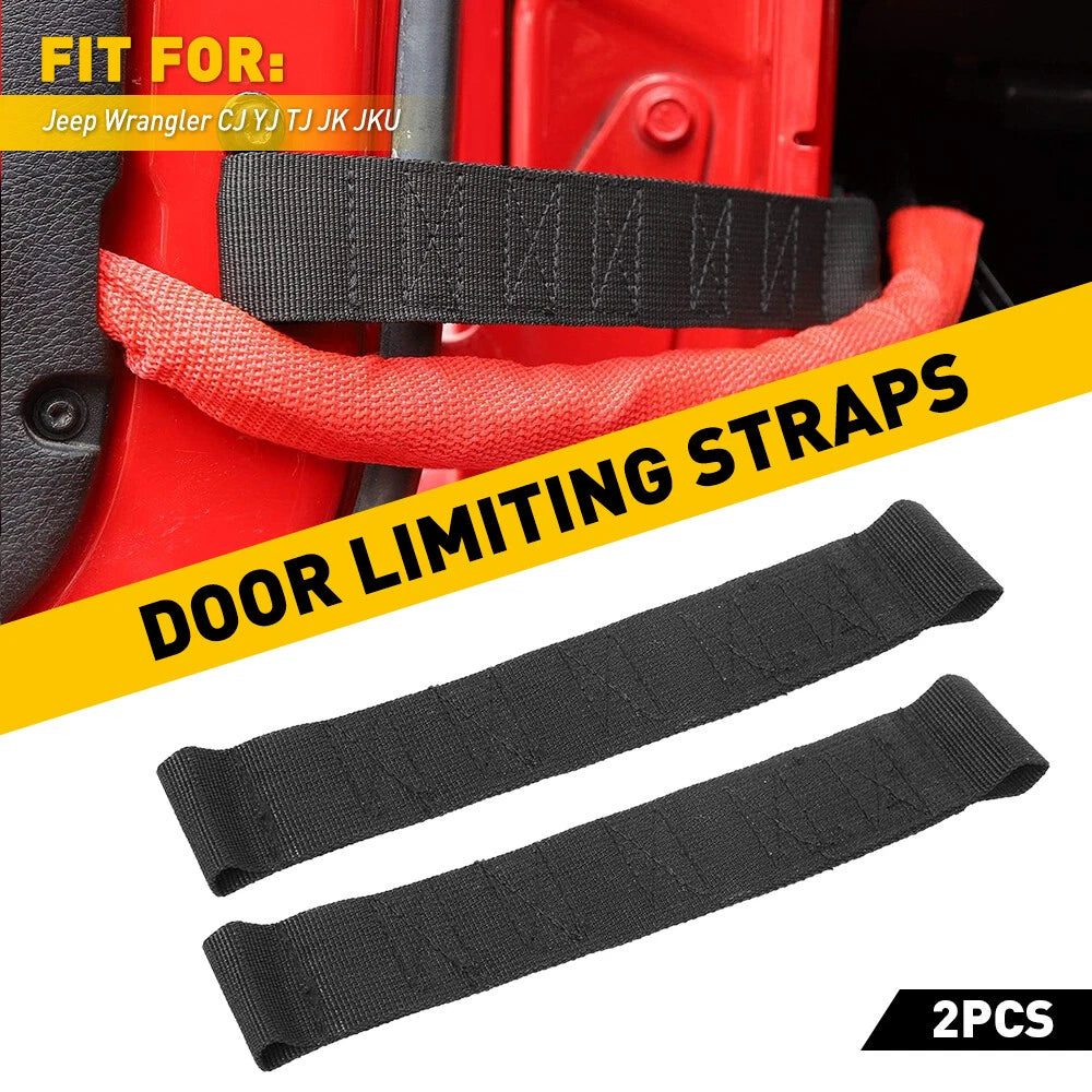 Door Limiting Straps for Jeep Wrangler CJ/TJ/YJ (1955–2006)
