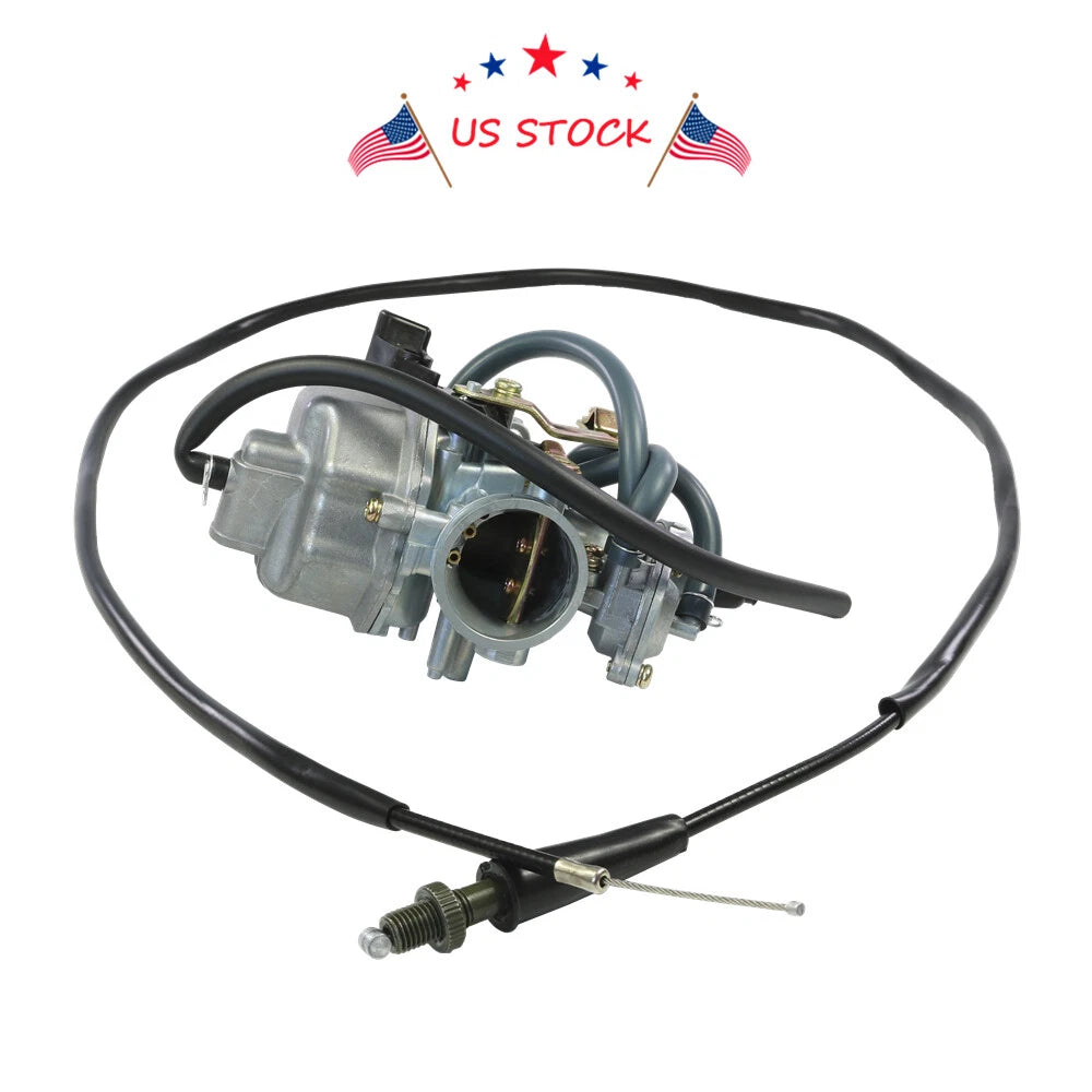 Carburetor for Honda Recon 250 TRX250 (2002-2009) with Throttle Cable