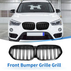 Front Upper Bumper Grille for BMW X1 F48 After 2016 Facelift
