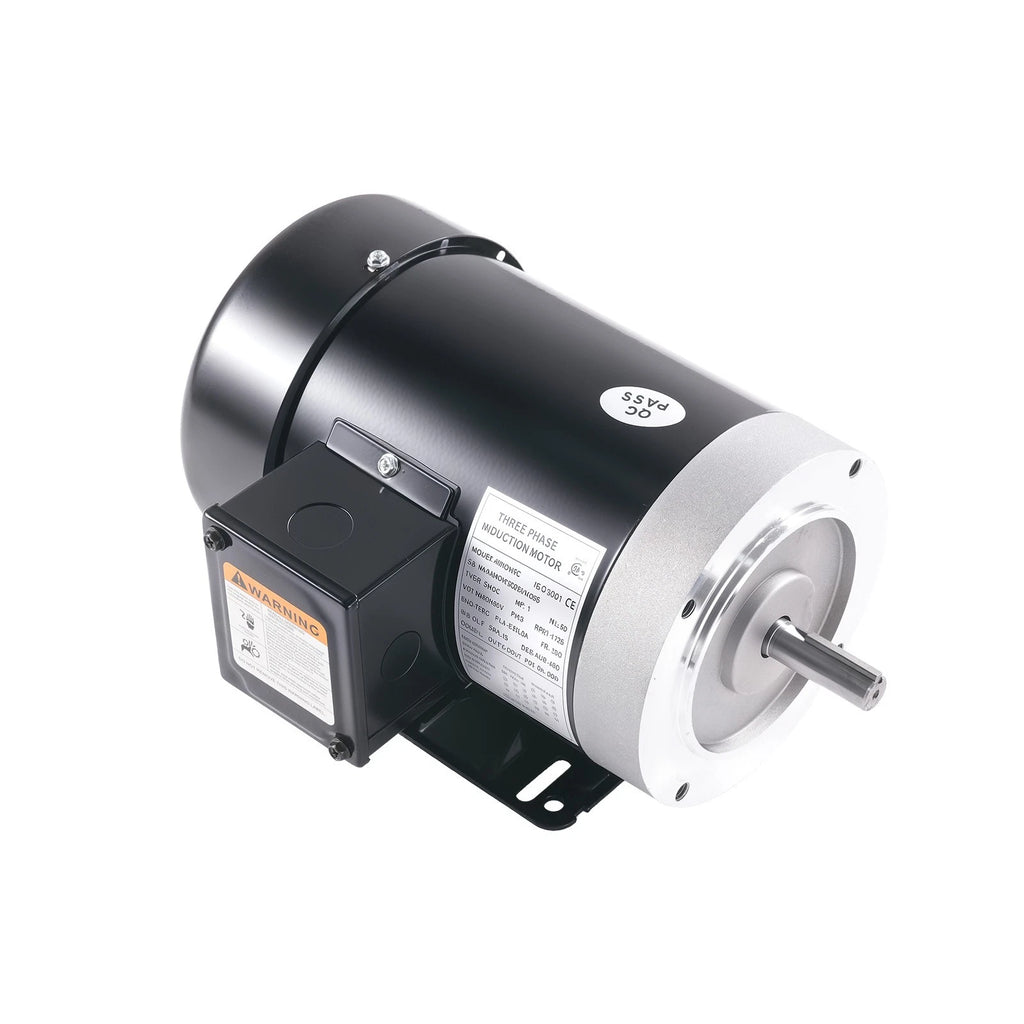 1HP Electric Motor 1725RPM AC230V/460V 56C Frame 3-Phase 5/8" Shaft