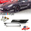 2X LED Front Side Marker Turn Signal Light for Porsche 911 (2005–2012)