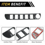 Carbon Fiber AC Switch Button Control Cover Trim for Toyota Tacoma (2016–2023)
