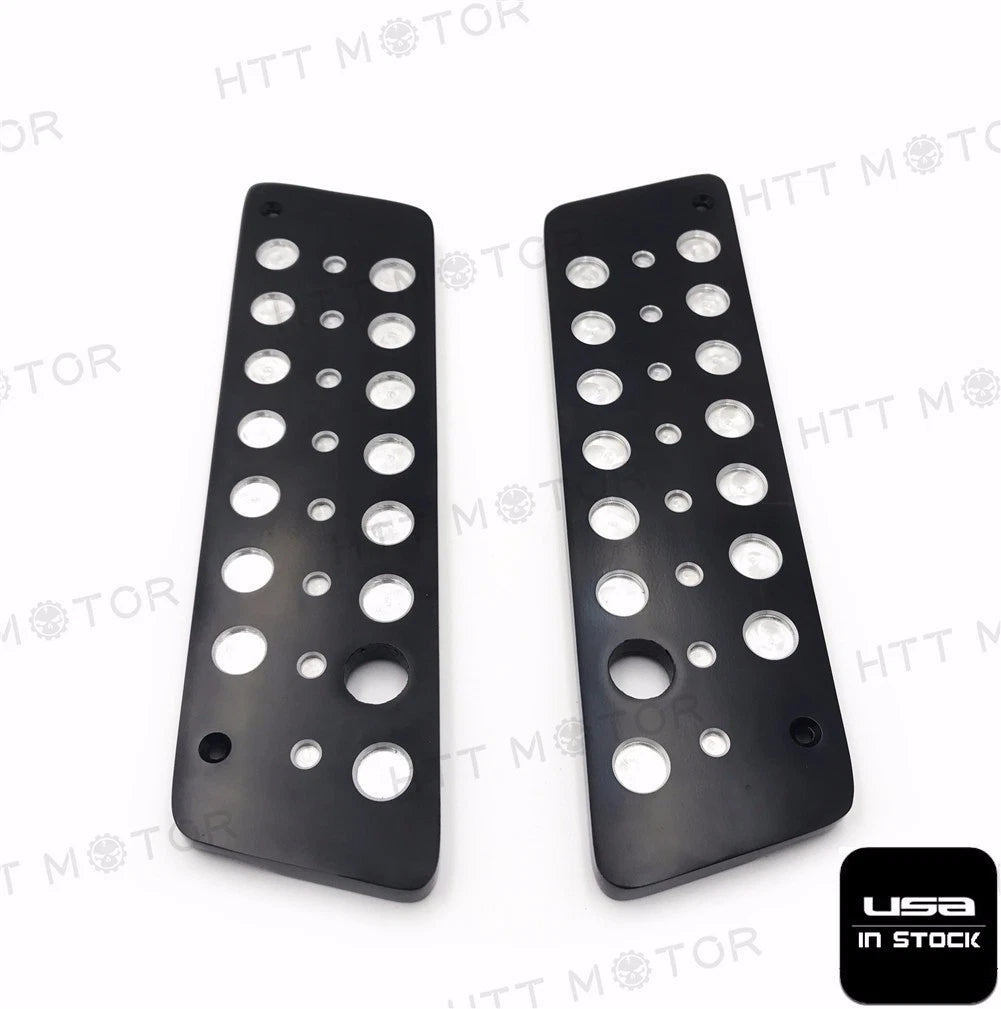 Bubble Saddlebag Latch Cover Set for Harley FLHR Road King (1994–2013)