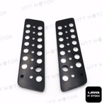 Bubble Saddlebag Latch Cover Set for Harley FLHR Road King (1994–2013)