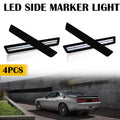 Set of 4 Smoked Lens Bumper Side Marker Lamps for Dodge Challenger (2008–2014)
