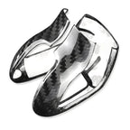 Black Carbon Fiber Gear Shift Knob Cover for Volvo XC60 XC90 S60 S90 (2010-2023)