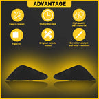 2Pcs Front Fog Light Covers for Lexus IS250 IS350 (2006–2009)