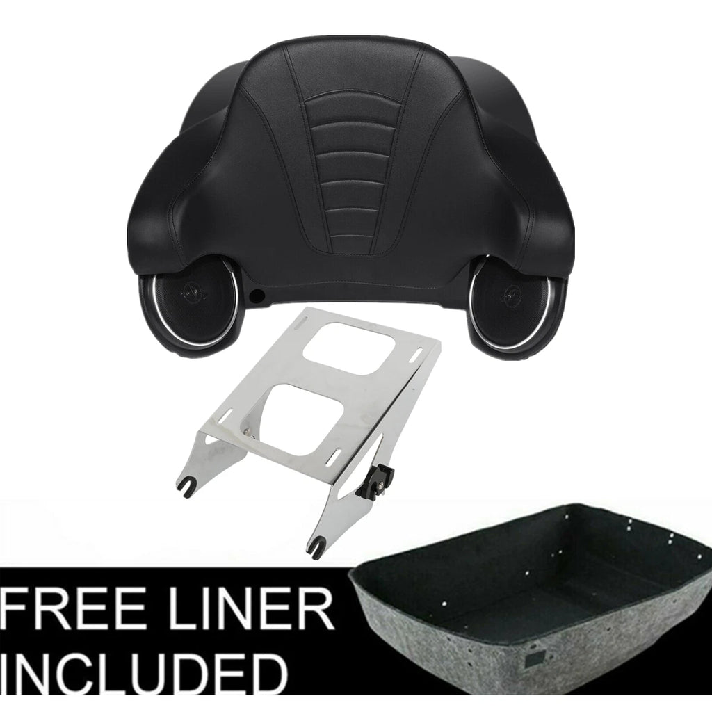 Trunk Pad Speaker Mount Rack for Harley Touring Electra Glide (2014–2023)