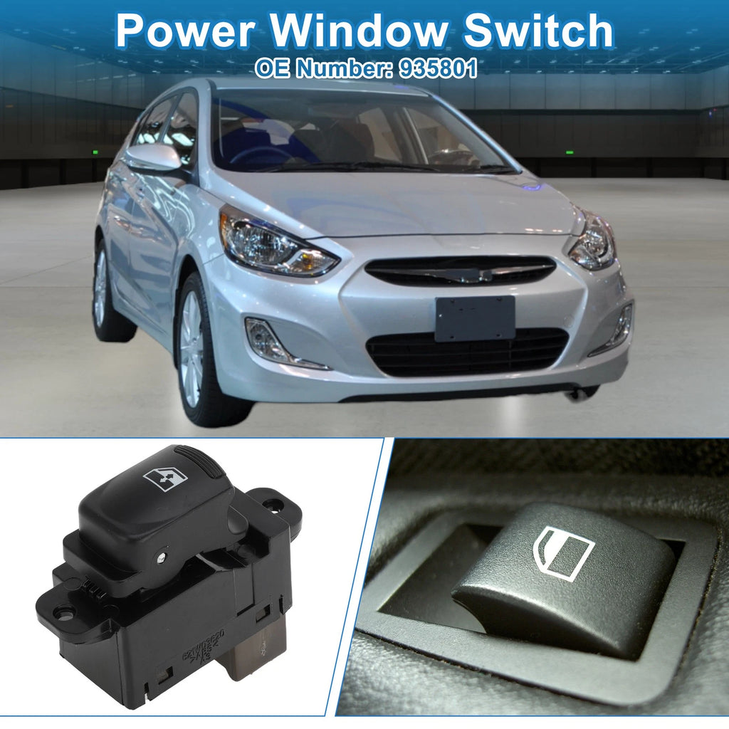 Power Window Switch Set of 2 for Hyundai Accent (2005–2007) No. 935801