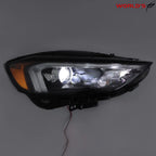 Set of 2 LED Headlights for Ford Edge (2019–2023) Black Housing