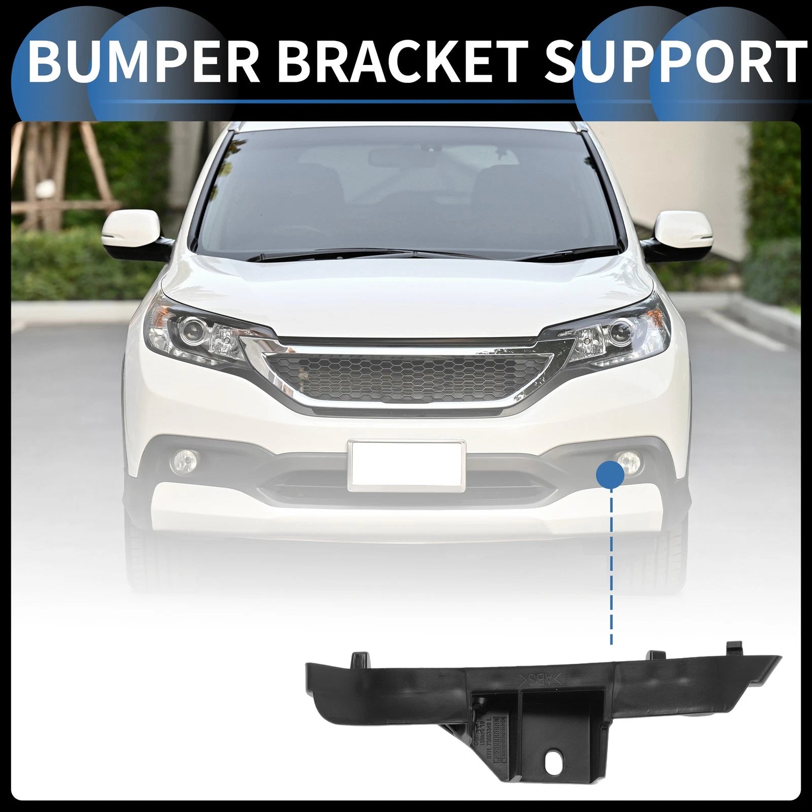 1pc Left Front Bumper Retainer Bracket No. 51117385349 for BMW M550i xDrive (2018–2022)