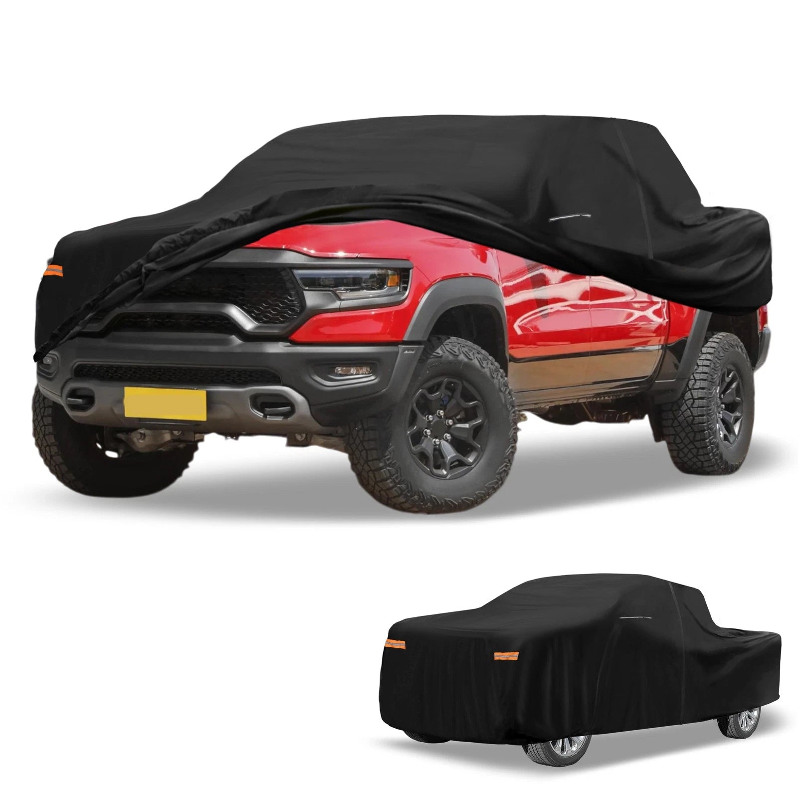 Waterproof Car Cover for Dodge Ram (210D-PU, Black)
