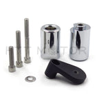 Aluminum Frame Slider Crash Protector for Suzuki GSXR 1000 (2001–2002) Chrome
