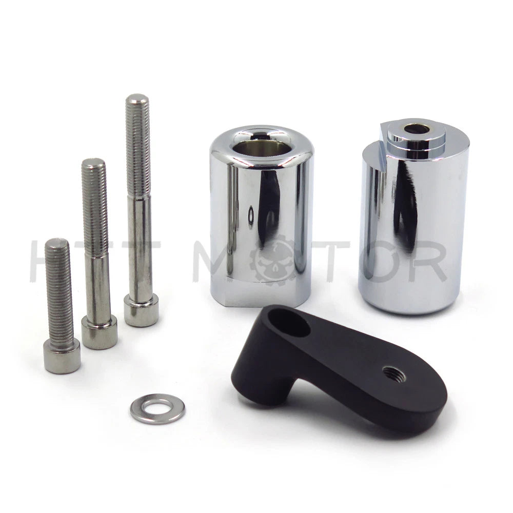 Aluminum Frame Slider Crash Protector for Suzuki GSXR 1000 (2001–2002) Chrome
