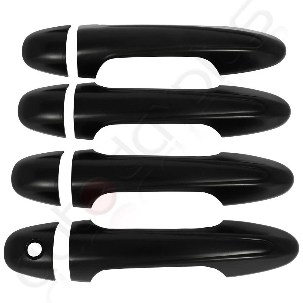 Set of 4 Door Handle Covers for Toyota Tacoma (2016–2022) Matte Black