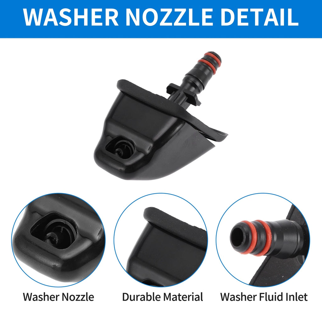 Set of 2 Headlight Washer Nozzles for Honda CR-V (2005–2006)