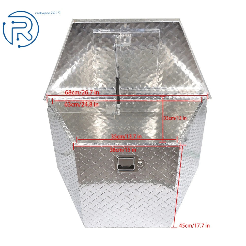 Heavy Duty Aluminum Tool Box for Pickup Truck (29"×17"×18")
