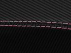 Console Lid Armrest Cover for Toyota Camry (2012–2017) Carbon Fiber Pink Stitch