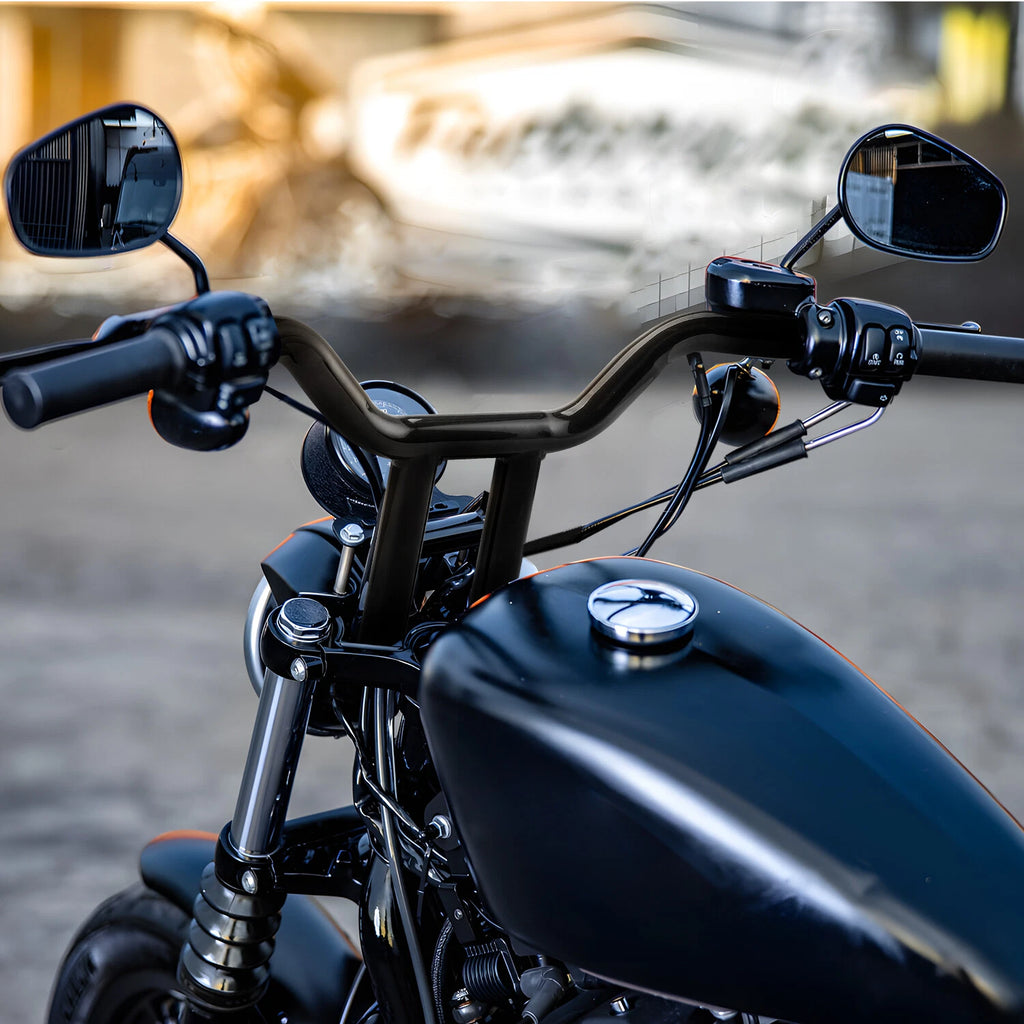 12 Inch MX T Bars Handlebar for Harley Softail Dyna Sportster Touring (Fits 2000–2023)