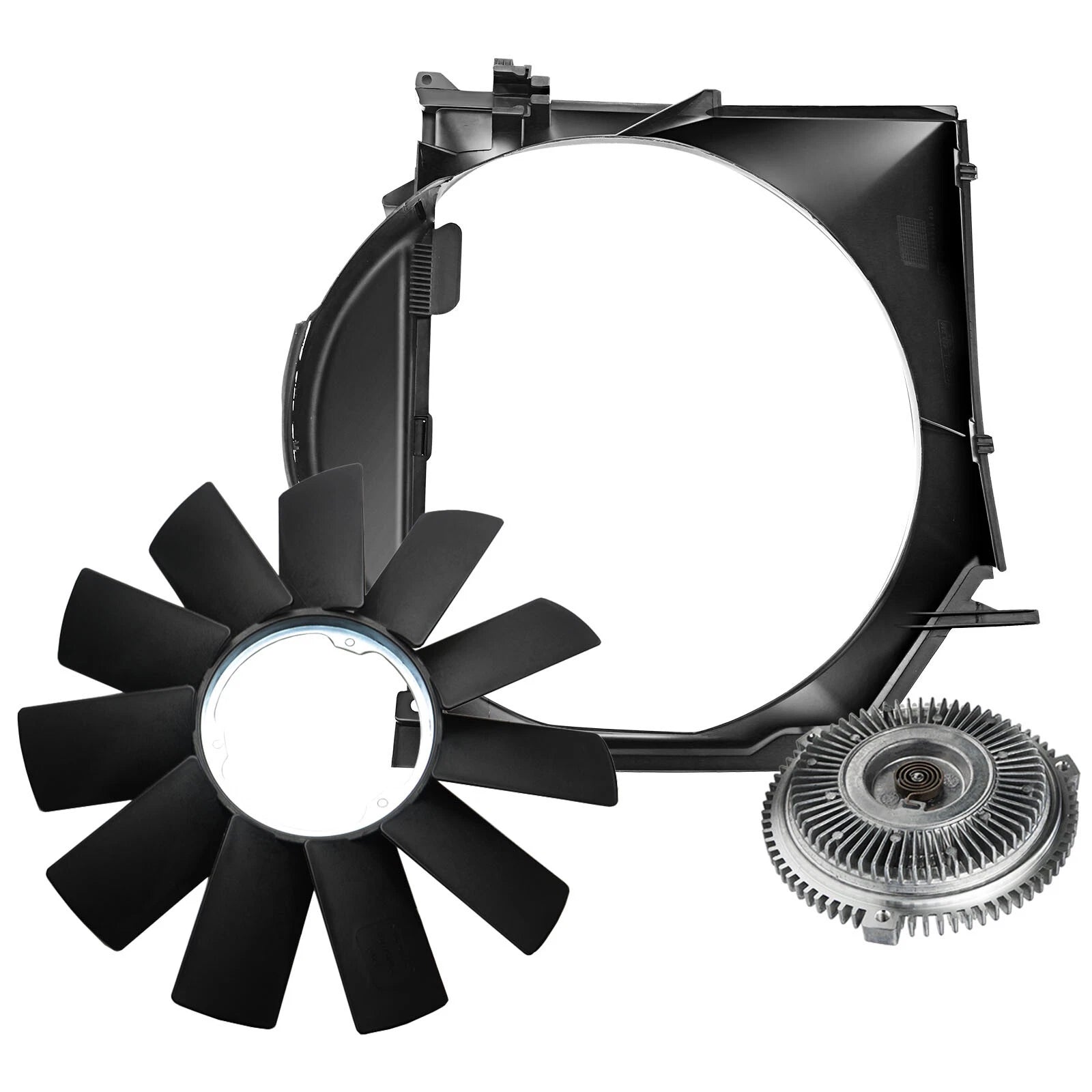 3 Cooling Fan Shroud, Blade & Clutch Kit for BMW E46 (1998–2006)