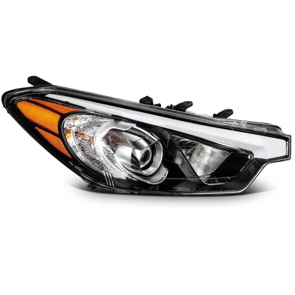 Set of 2 Headlight Assemblies for Kia Forte Sedan (2014–2016)