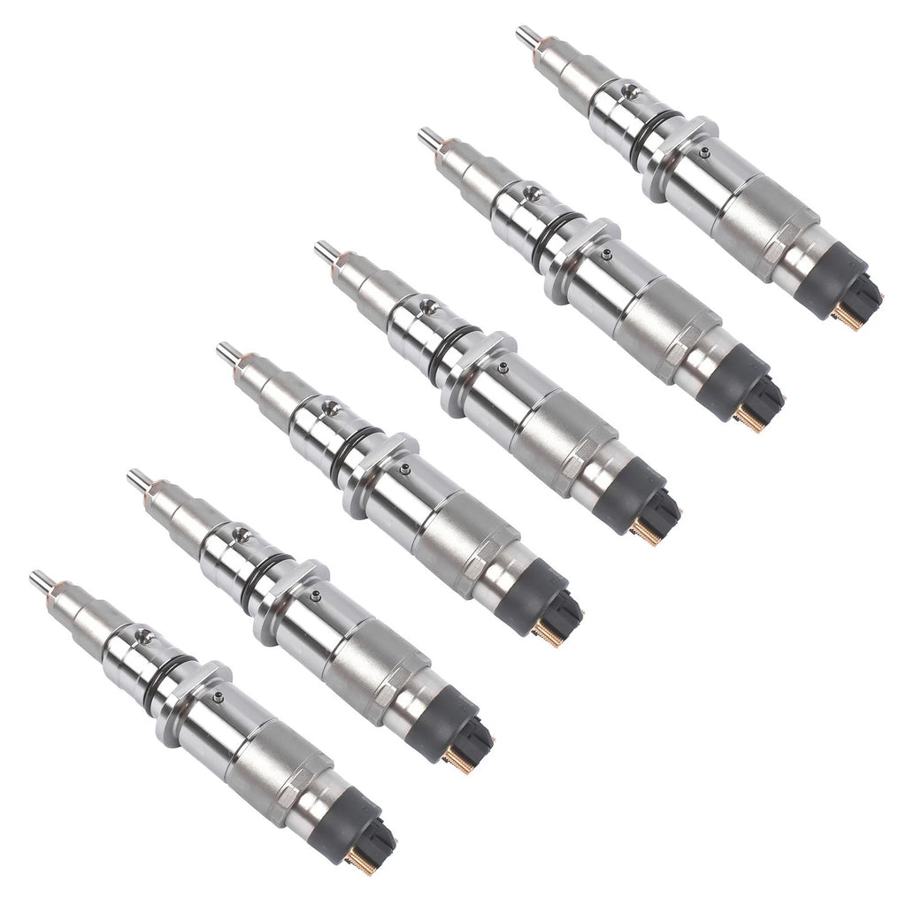 6X Fuel Injectors for Komatsu PC200-8 (QSB6.7, QSB5.9, QSB4.5)