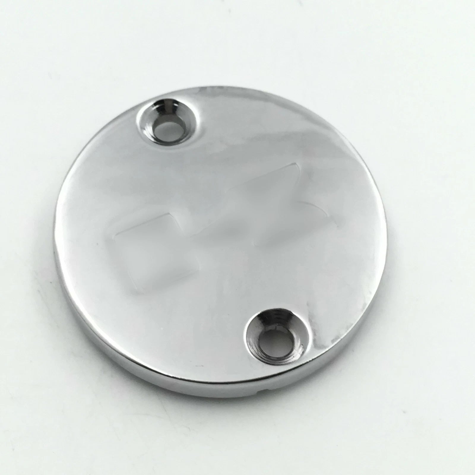 Chrome Brake Fluid Reservoir Cap Cover "K" for Kawasaki Vulcan 1500 (1987–2008)